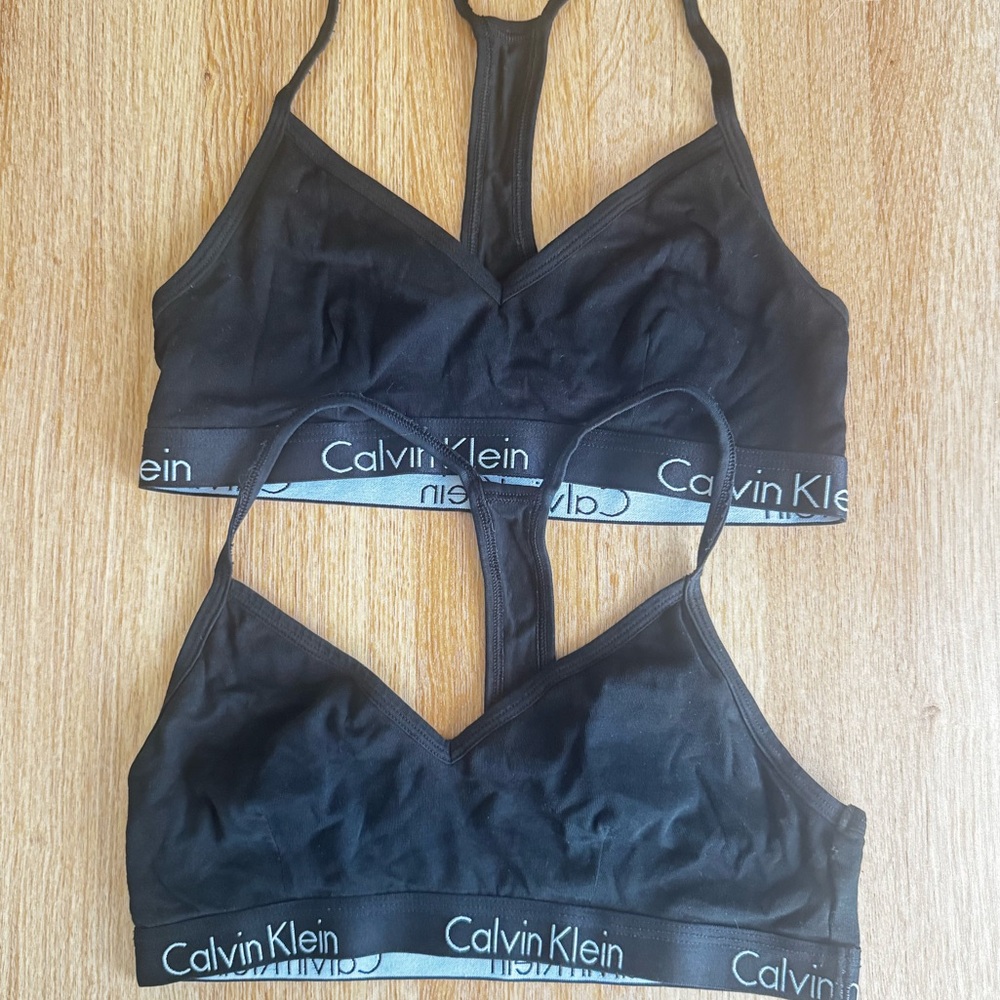 Calvin Klein Black Bralette Bundle